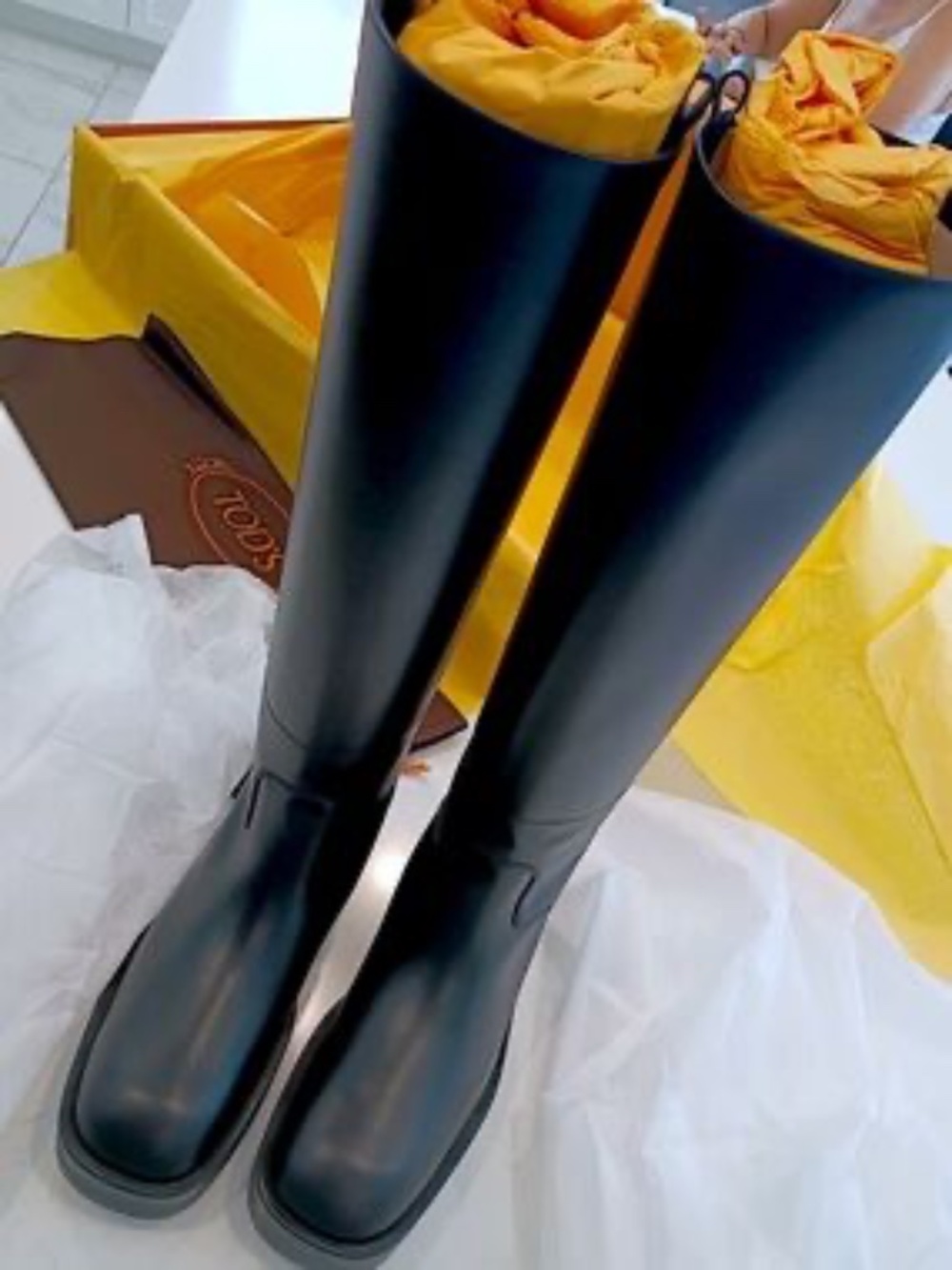 🔥TODS leather Riding BOOTS NEW IN BOX EU 40